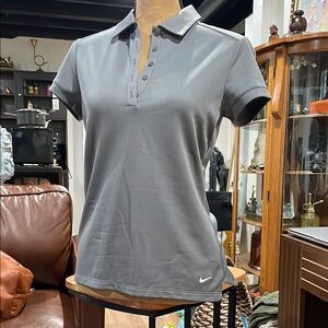Nike Women's Gray Button Down Shirt